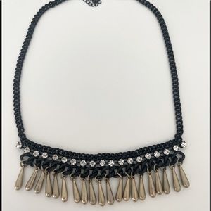 Lane Bryant Black and Gold necklace